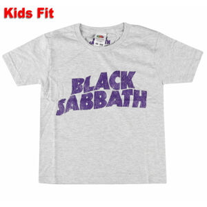 tričko detské Black Sabbath - Wavy Logo - ROCK OFF - BSTS04BH
