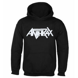 mikina pánska Anthrax - Logo - BLACK - ROCK OFF - ANTHHOOD30MB