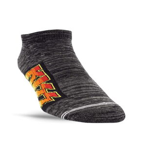 ponožky PERRI´S SOCK - KISS - LOGO LINER - CHARCOAL MIX - KSA401-036
