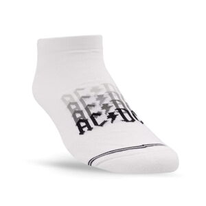 ponožky PERRI´S SOCK - AC/DC - DROP SHADOW LINER - WHITE - ACA402-100