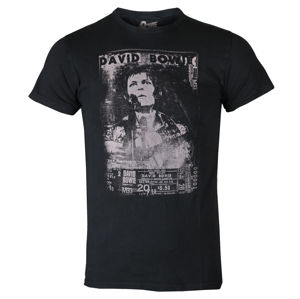 Tričko metal ROCK OFF David Bowie Vtge Ziggy Live Čierna XXL