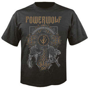 Tričko metal NUCLEAR BLAST Powerwolf Wolf cross Čierna