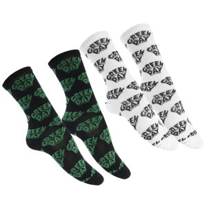 ponožky Green Day - čierna/biela - URBAN CLASSICS - MC811