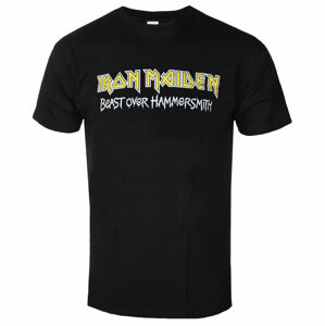 tričko pánske Iron Maiden - Beast Over Hammersmith Eddie & Devil - Black - ROCK OFF - IMTEE154MB