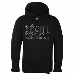 mikina s kapucňou DIAMOND AC-DC Back In Black Čierna