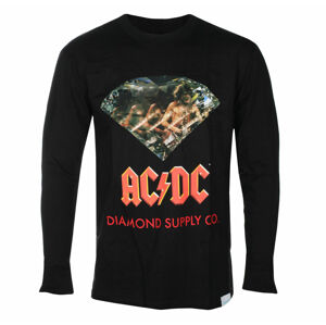 tričko pánske s dlhým rukávom DIAMOND X AC/DC - BLK_C20DMPC502