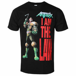 Tričko metal ROCK OFF Anthrax I Am The Law Čierna