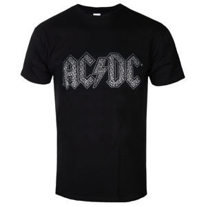 Tričko metal ROCK OFF AC-DC Logo Čierna S
