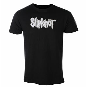 Tričko metal ROCK OFF Slipknot Logo & Star App Slub Čierna