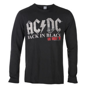Tričko metal AMPLIFIED AC-DC Back in Black World Tou Čierna