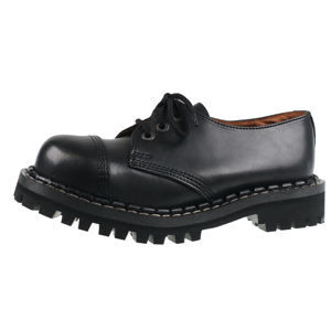 topánky kožené STEADY´S 3 dírkové Čierna 46
