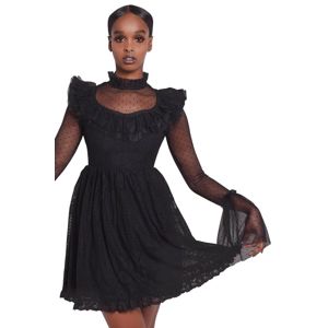 šaty dámske KILLSTAR - Bewitched Lace - BLACK - KSRA001561 S