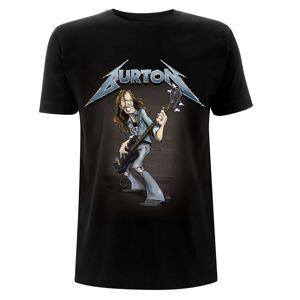 Tričko metal NNM Metallica Cliff Burton – Squindo Stack Čierna M