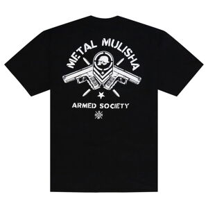 tričko pánske METAL MULISHA - STRAPPED BLK - BLK_MMTSS2034.01