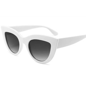 slnečné okuliare JEWELRY & WATCHES - O18_white/black glass
