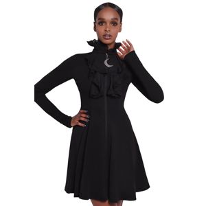 šaty dámske KILLSTAR - Claire Voyant Collar - BLACK - KSRA001558 S