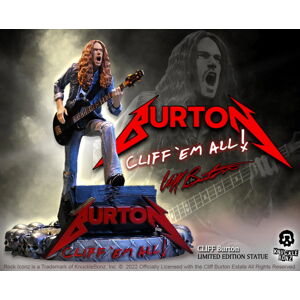 figúrka Cliff Burton - Rock Iconz - Cliff 'Em All - KNBZ-CLIFFBURTON100