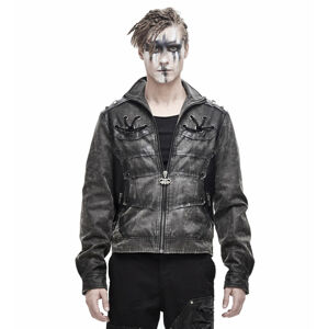 bunda pánska DEVIL FASHION - Teenage Riot Punk Distressed - CT13901