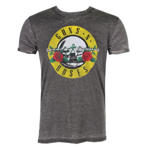 Tričko metal ROCK OFF Guns N' Roses Classic Logo Čierna XL