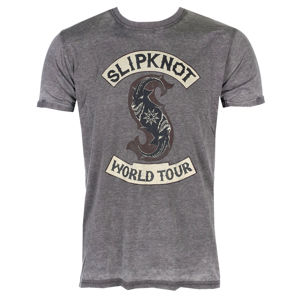 Tričko metal ROCK OFF Slipknot World Tour Čierna XL