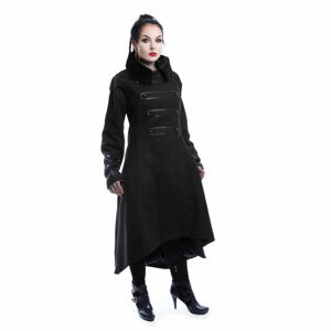kabát dámsky CHEMICAL BLACK - CYRENE - BLACK - POI1195