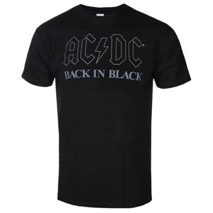 Tričko metal ROCK OFF AC-DC Back In Black Čierna
