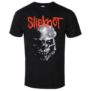 Tričko metal ROCK OFF Slipknot Gray Chapter Skull Čierna