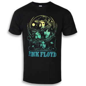 Tričko metal ROCK OFF Pink Floyd Green Swirl Čierna