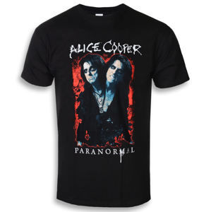 Tričko metal ROCK OFF Alice Cooper Paranormal Splatter Čierna