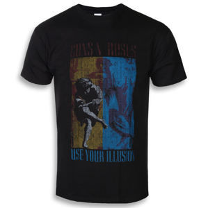 Tričko metal ROCK OFF Guns N' Roses Use Your Illusion Čierna
