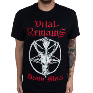 Tričko metal INDIEMERCH Vital Remains Death Metal Čierna XL