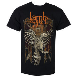 Tričko metal ROCK OFF Lamb of God Crow Čierna