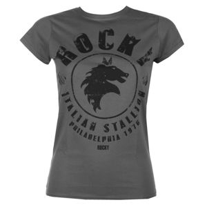 tričko filmové HYBRIS Rocky Italian Stallion Čierna XL