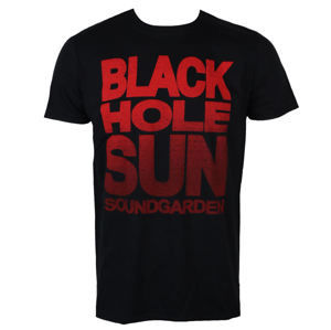 Tričko metal PLASTIC HEAD Soundgarden BLACK HOLE SUN Čierna XXL