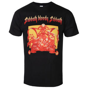 Tričko metal ROCK OFF Black Sabbath Sabbath Bloody Sabbath Čierna M