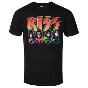 Tričko metal ROCK OFF Kiss Logo Čierna