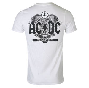 tričko pánske AC/DC - F&B - Black Ice - WHT - ROCK OFF - ACDCBPTSP40MW L