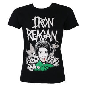 Tričko metal Just Say Rock Iron Reagan NANCY Čierna XL