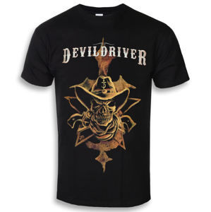 Tričko metal NAPALM RECORDS Devildriver Cowboy Čierna XL