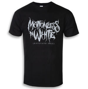 Tričko metal ROCK OFF Motionless in White Graveyard Logo Čierna L