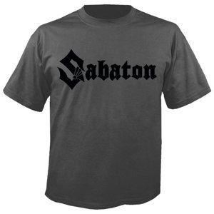 tričko metal NUCLEAR BLAST Sabaton Logo GREY Čierna XL
