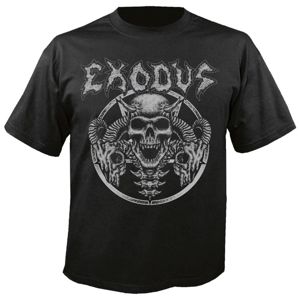 Tričko metal NUCLEAR BLAST Exodus Horns Skull Čierna L