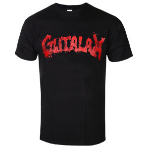 Tričko metal ROTTEN ROLL REX Gutalax Red Logo Čierna