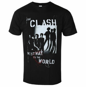tričko pánske Clash - Westway To The World - BLACK - ROCK OFF - CLTS07MB