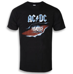 tričko metal ROCK OFF AC-DC The Razors Edge Čierna L