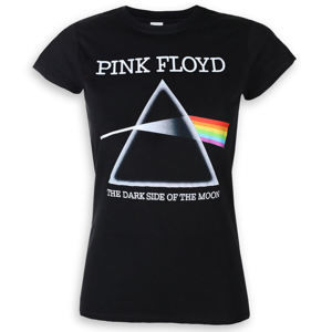 Tričko metal ROCK OFF Pink Floyd DSOTM Refract Čierna