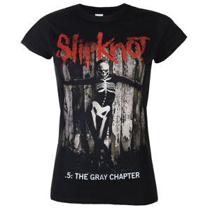 Tričko metal ROCK OFF Slipknot The Gray Čierna