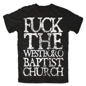 tričko BLACK CRAFT Fuck Westboro Čierna XL