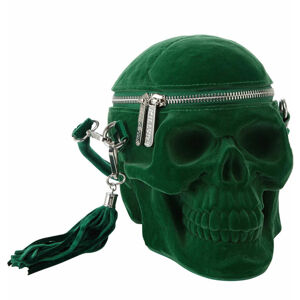taška (kabelka) KILLSTAR - Grave Digger - Skull - GREEN - KSRA003132