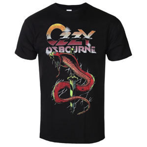 Tričko metal ROCK OFF Ozzy Osbourne Vintage Snake Čierna L